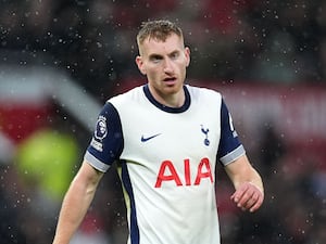 Dejan Kulusevski during a Tottenham game