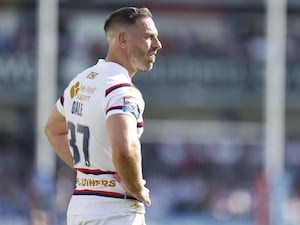 Luke Gale looks on while in action for Wakefield