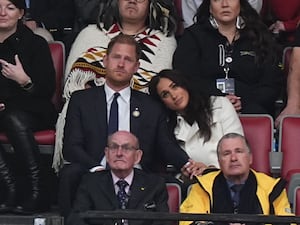 The Duke and Duchess of Sussex during the opening ceremony of the 2025 Invictus Games