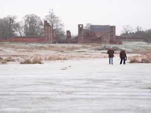 People walking in Bradgate Park in Leicester (Joe Giddens/PA)