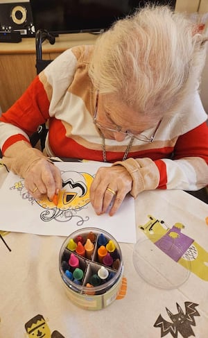 Residents at Priestly Rose in Erdington took part in Halloween crafts