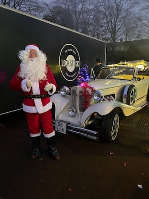 Santa at the festival