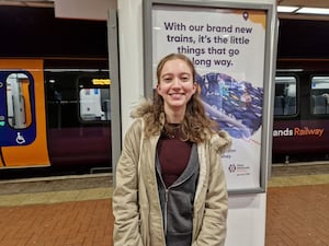 Naomi, 19, said she uses the trains 'pretty often' 