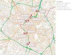 Overview of proposed A38 joining and exiting changes. Taken from Birmingham Be Heard consultation.