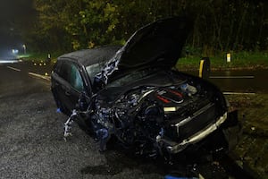 Damage to the vehicle. Picture: West Mercia Police