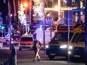 Emergency services at the Christmas market in Magdeburg