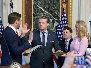 Pete Hegseth is sworn in to the Cabinet