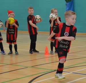 Spartans U7's in their new kit