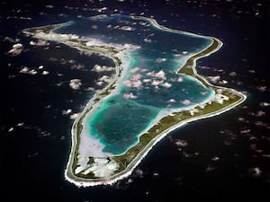 The island of Diego Garcia