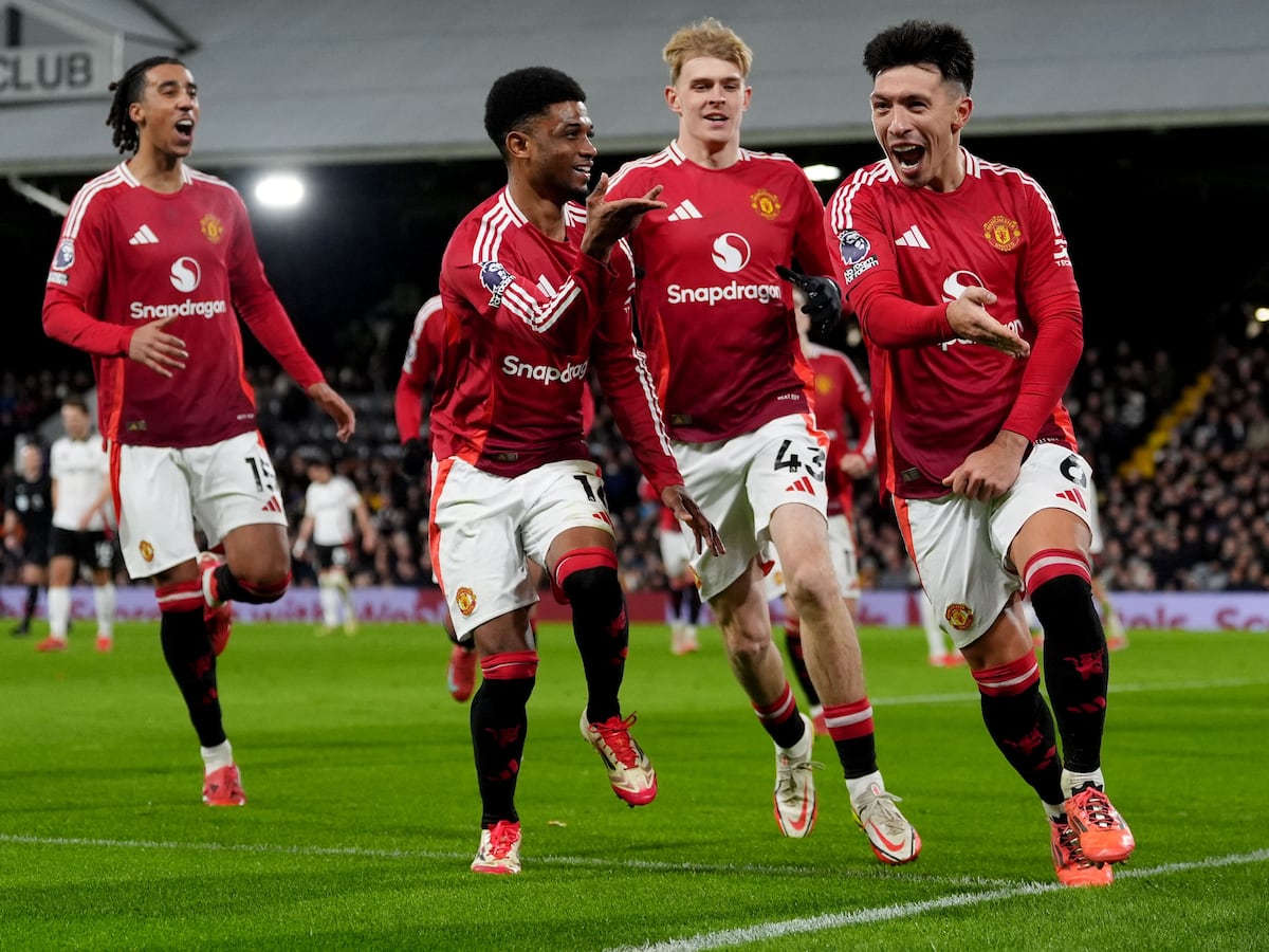 Lisandro Martinez snatches win for Manchester United at Fulham