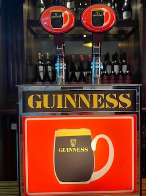 The old school Guinness tap at The Lord Clifden