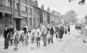 Youngsters celebrating the Coronation