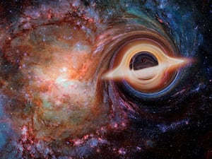 Image of a supermassive black hole