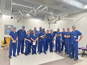 Photo 1_The team at the Midland Met who assisted with the breast surgery on Felicia Selvaraj