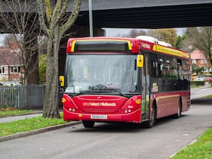 A National Express West Midlands 28 service bus