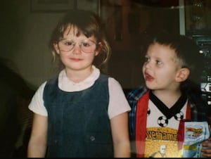 Mitch and Jessie when they were kids 