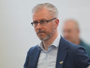 Green Party leader Rodrick O’Gorman at the Dublin West count centre (Niall Carson/PA)