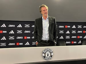 Sir Jim Ratcliffe speaks to the media