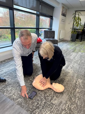 As well as making the donation, Morro invited the BHF to provide CPR and defibrillator training recently