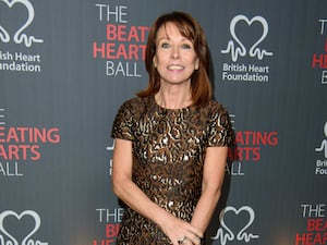 Kay Burley smiling at a charity event