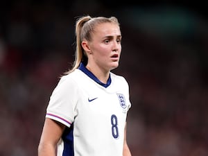 Georgia Stanway in action for England (John Walton/PA)