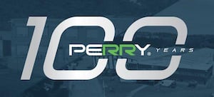 Perry 100 year logo banner