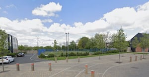 The former bowling green at the former Chubb Safes factory site in Mortice Green, Heath Town, Wolverhampton