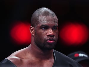 Daniel Dubois walks to the ring