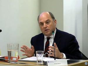 Sir Ben Wallace giving evidence to the Afghanistan Inquiry in September last year