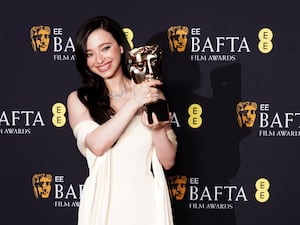 Mikey Madison with her Bafta for best actress