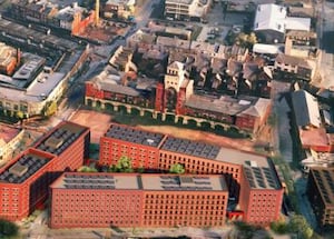 A computer generated image of how the site including the former indoor market could look