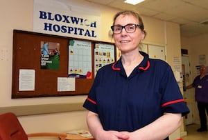 .Ward manager Jackie Moylan pictured at Bloxwich Hospital.