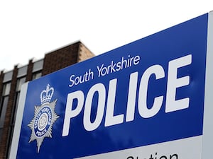 South Yorkshire Police sign outside a station