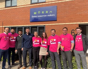 Morro staff taking part in the Walk of Hope for Brain Tumour Research