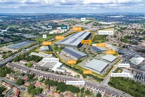 Spark Site CGI Aerial view of site once complete