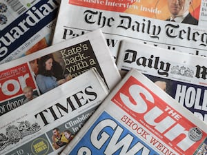 A collection of British newspapers