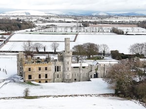 Snow surrounds Duckett’s Grove in Co Carlow