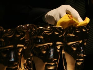 Bafta statuettes are polished