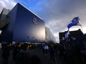 A general view outside Everton's Goodison Park