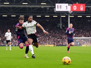 Fulham’s Adama Traore in action