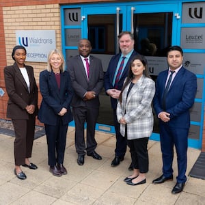 L-R: Isatou will be working alongside an experienced team of business law specialists, including: Isatou Bah, Solicitor; Courtney Stephenson, Solicitor; Dennis Thomas, Associate Solicitor and Head of Commercial Property; Tim Clark, Consultant Solicitor and Head of Telecoms; Maariyah Yaqub, Solicitor and Vishal Mahay, Associate Solicitor and Head of Dispute Resolution.