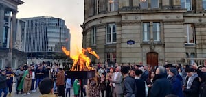 Syrian Kurds new year celebrations in Victoria Square, in Birmingham on March 21 this year