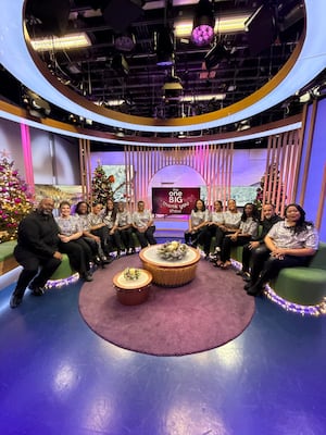 The Black Country Community Gospel Choir performed carols on BBC's The One Show