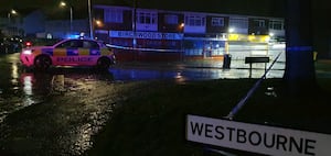 The area around Birchwood Road and Westbourne Road was closed off to traffic throughout the night