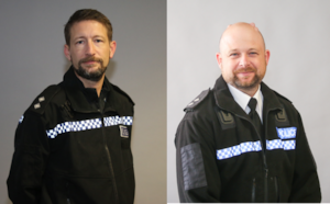 Inspectors Chris Moss and Lee Walker worked to foster a safer and more welcoming environment in Hednesford