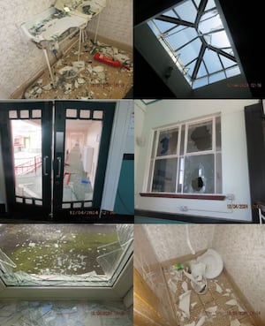 The \'extensive\' damage from vandal attacks at the former Smethwick Baths in Thimblemill Road, Smethwick. Pic: Sandwell Council. Permission for reuse for all LDRS partners.