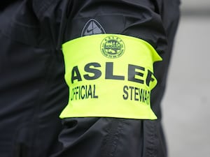 An Aslef armband