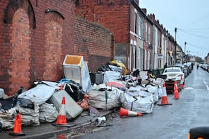 Waste pictured on Dalkeith Street in November, 2024