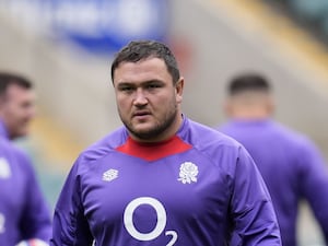 Jamie George during England training