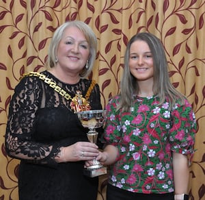 Elizabeth Collinswood from Wolverhampton Lawn Tennis and Squash Club also won one of the Under 21 Volunteer of the year awards